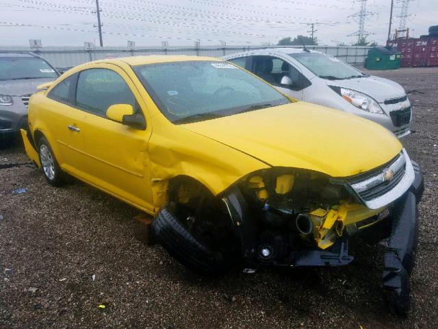 1G1AT18H797191814 - 2009 CHEVROLET COBALT LT YELLOW photo 1