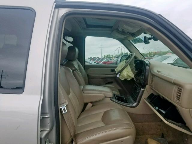 1GKEK63U35J210342 - 2005 GMC YUKON DENA TAN photo 5