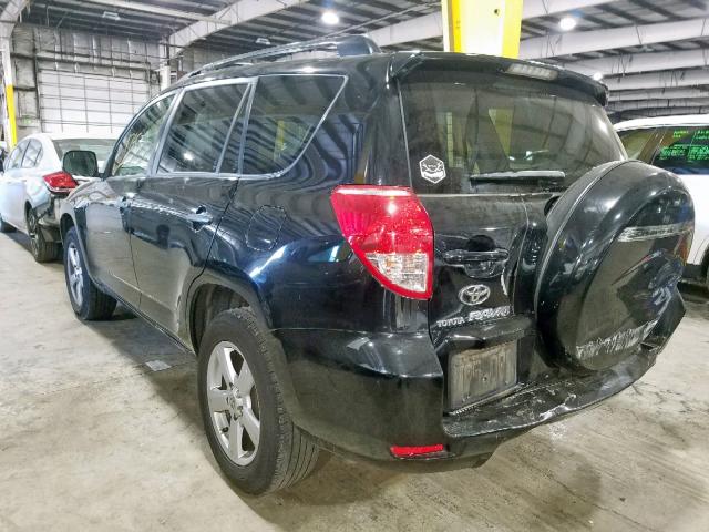 JTMZD33V665012721 - 2006 TOYOTA RAV4 BLACK photo 3