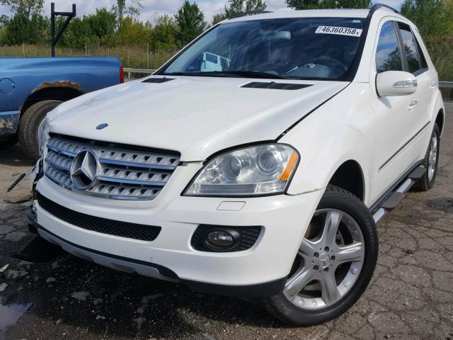 4JGBB86E26A040583 - 2006 MERCEDES-BENZ ML 350 WHITE photo 2