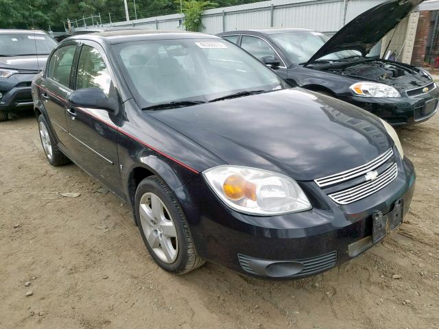 1G1AL55F277325488 - 2007 CHEVROLET COBALT LT BLACK photo 1