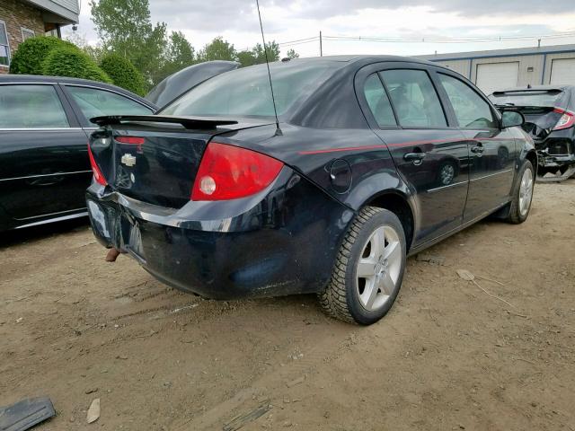 1G1AL55F277325488 - 2007 CHEVROLET COBALT LT BLACK photo 4