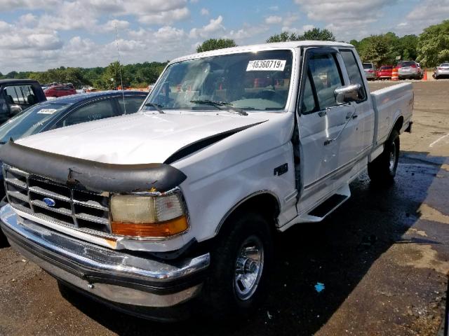 1FTEX14H0SKC08359 - 1995 FORD F150 BLACK photo 2