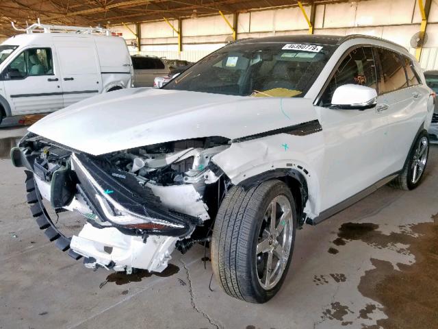 3PCAJ5M10KF127837 - 2019 INFINITI QX50 ESSEN WHITE photo 2