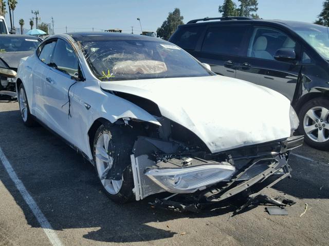 5YJSA1E24GF128324 - 2016 TESLA MODEL S თეთრი ფოტო 1