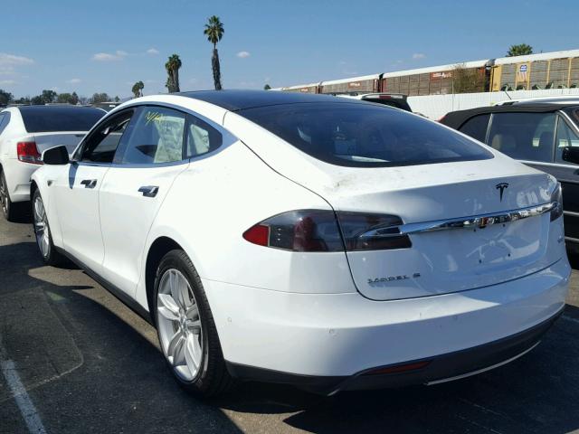 5YJSA1E24GF128324 - 2016 TESLA MODEL S თეთრი ფოტო 3