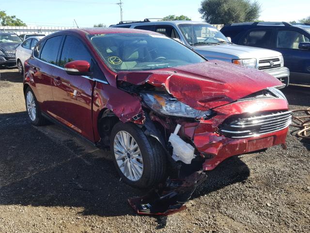 1FADP3N24HL268509 - 2017 FORD FOCUS TITA RED photo 1