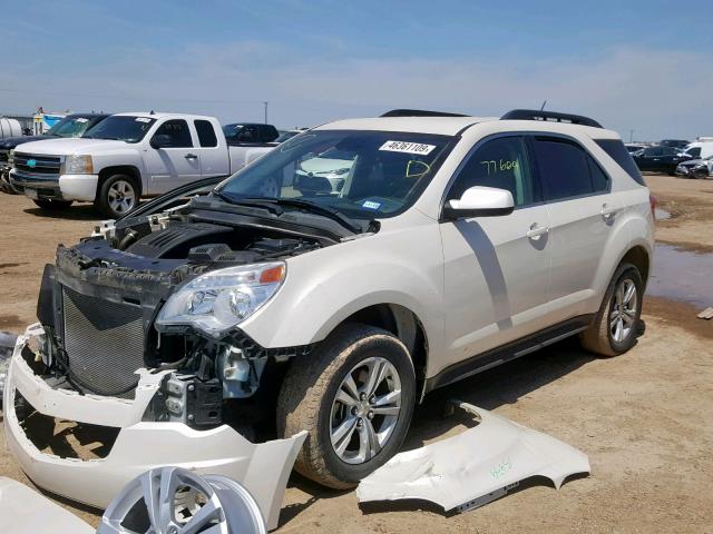 1GNALBEK0FZ127747 - 2015 CHEVROLET EQUINOX LT WHITE photo 2