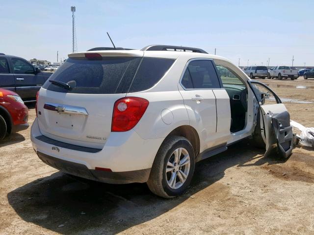 1GNALBEK0FZ127747 - 2015 CHEVROLET EQUINOX LT WHITE photo 4