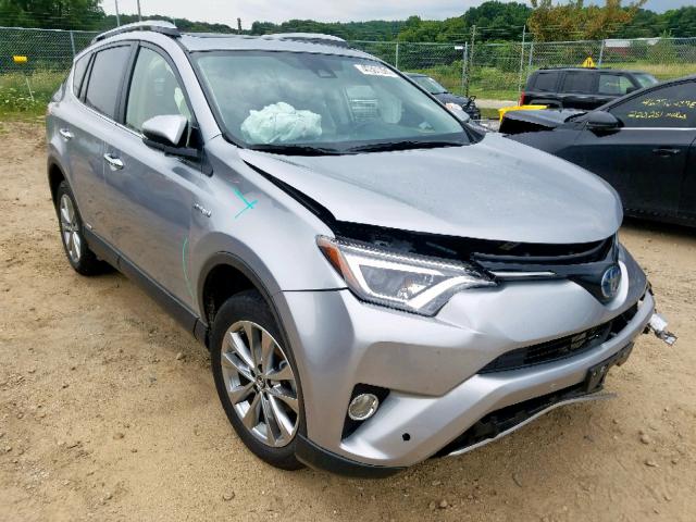 JTMDJREVXHD069516 - 2017 TOYOTA RAV4 HV LI SILVER photo 1