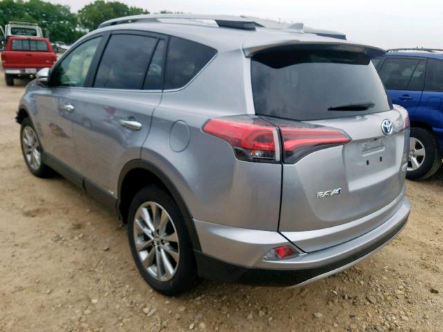 JTMDJREVXHD069516 - 2017 TOYOTA RAV4 HV LI SILVER photo 3