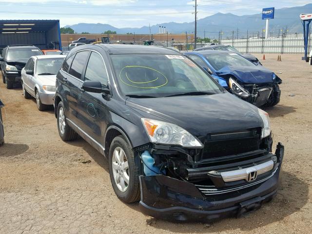 5J6RE48759L009347 - 2009 HONDA CR-V EXL BLACK photo 1