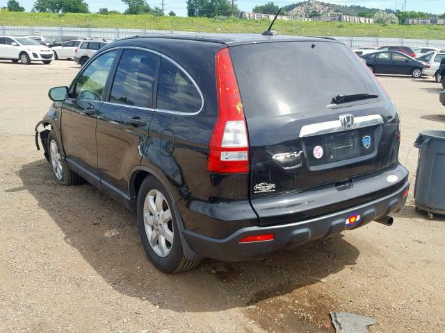 5J6RE48759L009347 - 2009 HONDA CR-V EXL BLACK photo 3