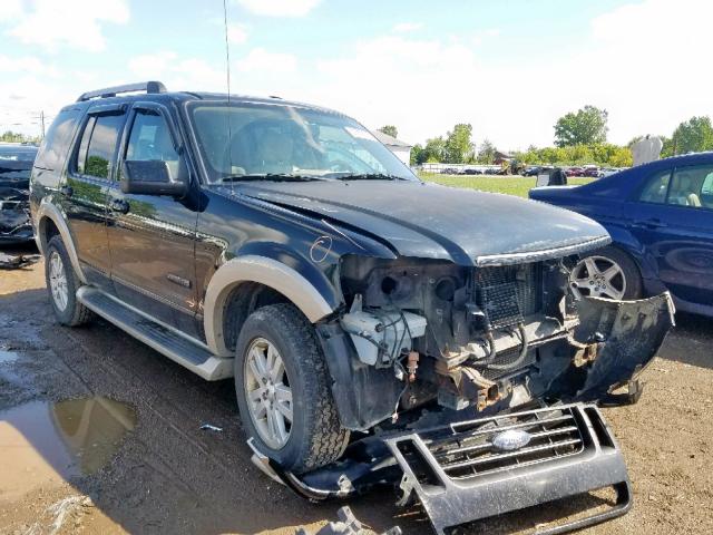 1FMEU64E67UB43276 - 2007 FORD EXPLORER E BLACK photo 1