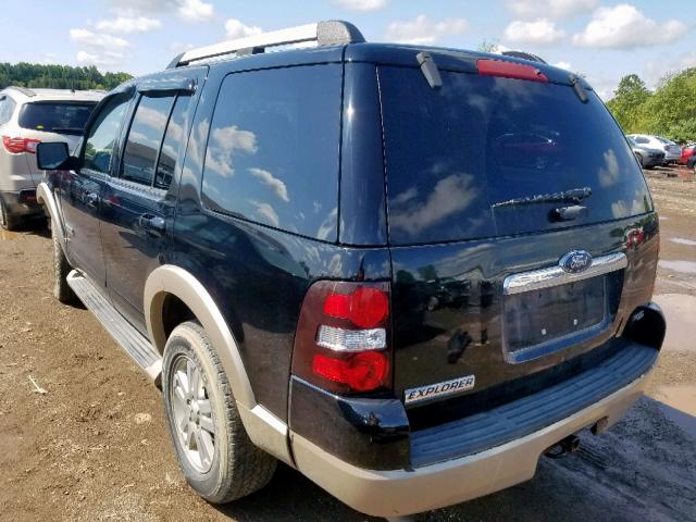 1FMEU64E67UB43276 - 2007 FORD EXPLORER E BLACK photo 3