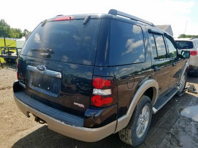 1FMEU64E67UB43276 - 2007 FORD EXPLORER E BLACK photo 4