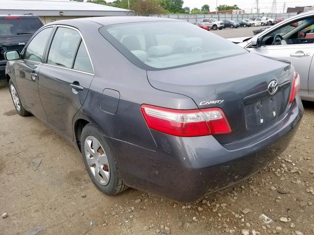 4T4BE46K89R100686 - 2009 TOYOTA CAMRY BASE GRAY photo 3
