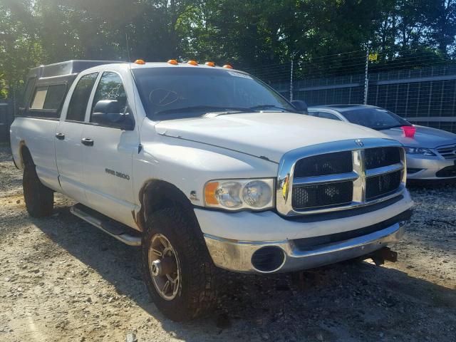 3D7LU38C54G230805 - 2004 DODGE RAM 3500 S WHITE photo 1