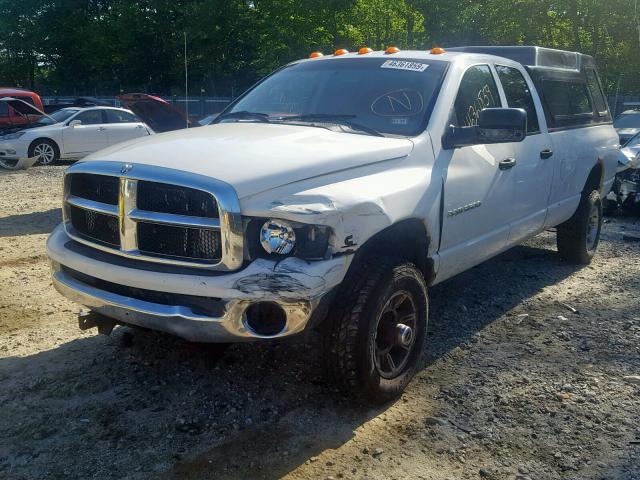 3D7LU38C54G230805 - 2004 DODGE RAM 3500 S WHITE photo 2