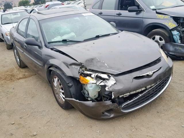 1C3AL56U71N553269 - 2001 CHRYSLER SEBRING LX CHARCOAL photo 1