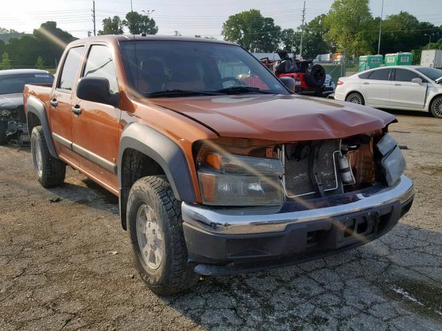 1GCDT13E278179708 - 2007 CHEVROLET COLORADO ORANGE photo 1