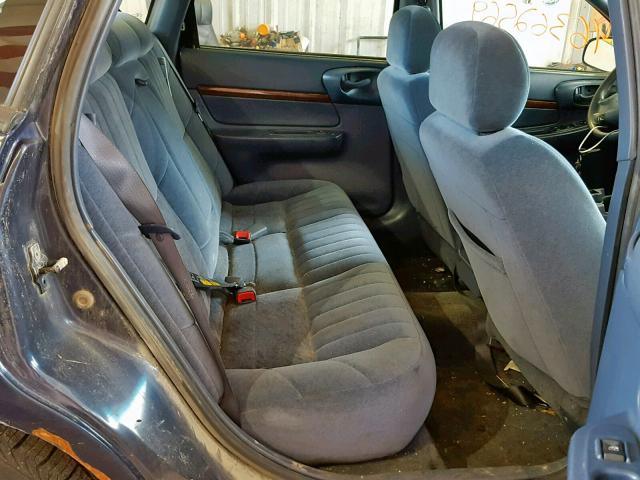 2G1WF55E229374220 - 2002 CHEVROLET IMPALA BLUE photo 6