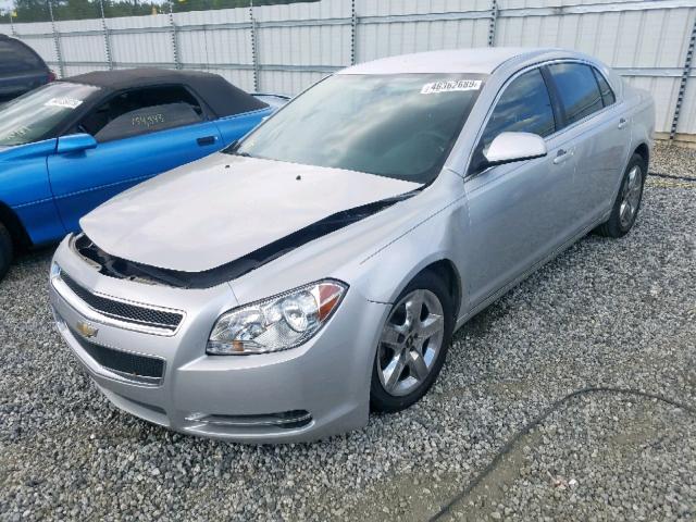 1G1ZH57B29F243168 - 2009 CHEVROLET MALIBU 1LT SILVER photo 2