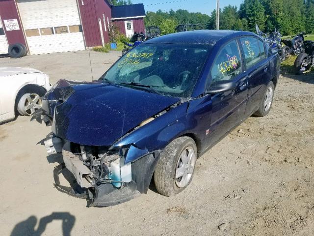 1G8AZ55F07Z174476 - 2007 SATURN ION LEVEL BLUE photo 2