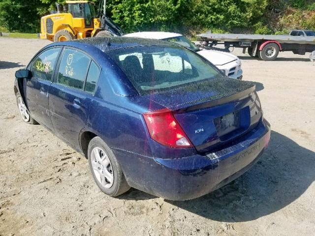 1G8AZ55F07Z174476 - 2007 SATURN ION LEVEL BLUE photo 3