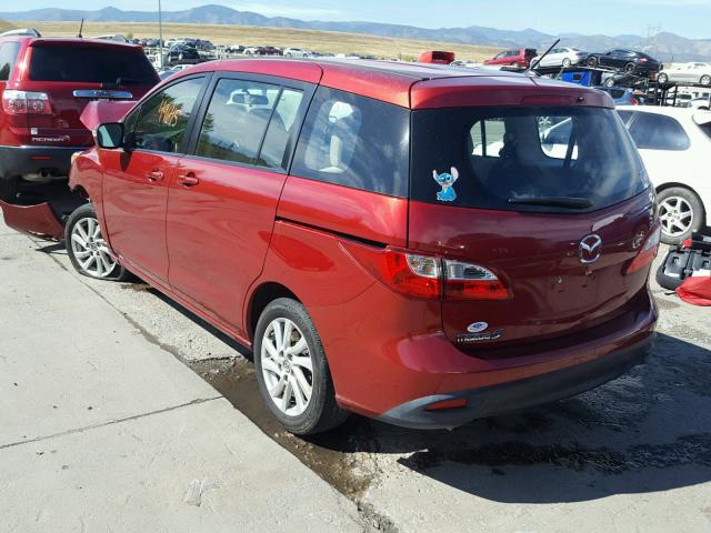 JM1CW2BL4F0184737 - 2015 MAZDA 5 SPORT RED photo 3