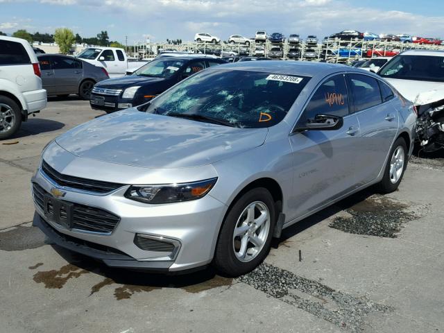 1G1ZB5ST1GF344930 - 2016 CHEVROLET MALIBU LS SILVER photo 2