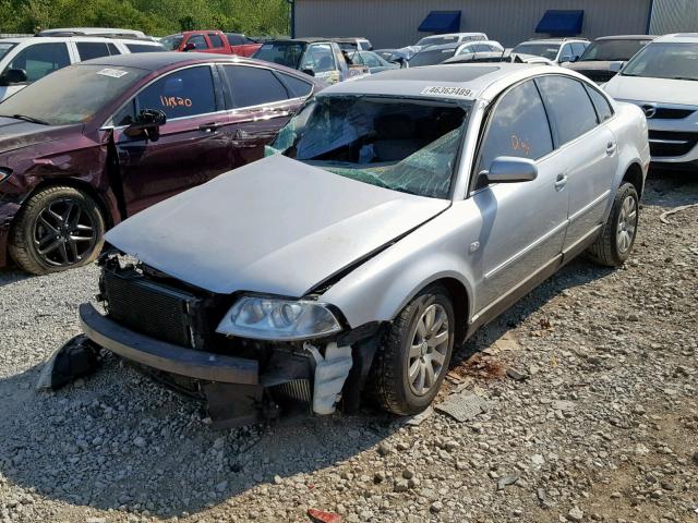 WVWPD63B13P295110 - 2003 VOLKSWAGEN PASSAT GLS SILVER photo 2