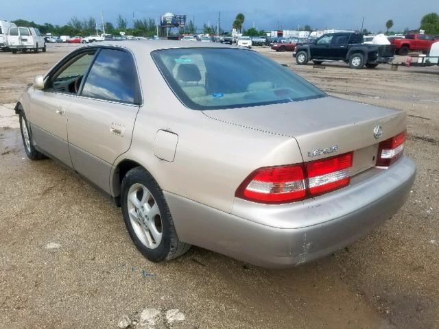 JT8BF28G810341697 - 2001 LEXUS ES 300 BEIGE photo 3