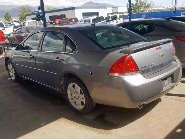 2G1WU581569171987 - 2006 CHEVROLET IMPALA LTZ GRAY photo 3