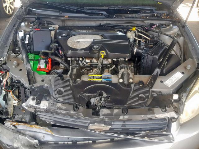 2G1WU581569171987 - 2006 CHEVROLET IMPALA LTZ GRAY photo 7