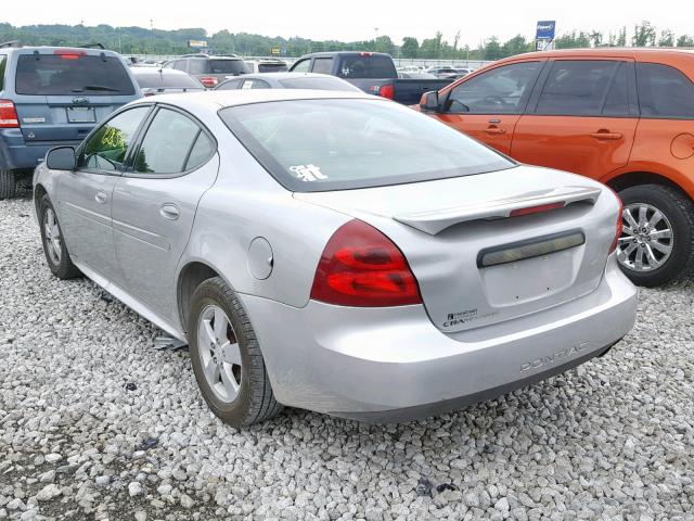 2G2WP552381141615 - 2008 PONTIAC GRAND PRIX SILVER photo 3