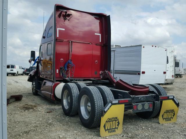 1XKFD49X8CJ306291 - 2012 KENWORTH CONSTRUCTI RED photo 3