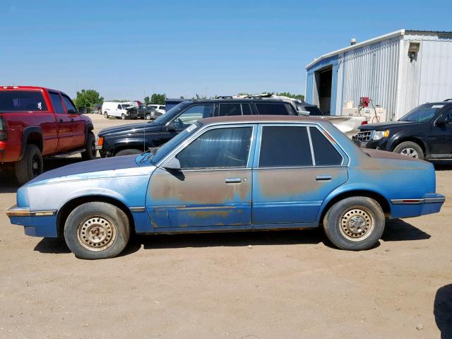 1G1JD5118HJ160963 - 1987 CHEVROLET CAVALIER C BLUE photo 9