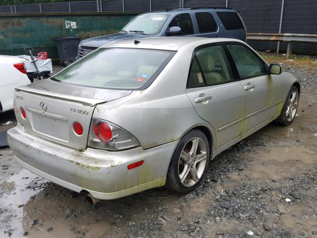 JTHBD192620034954 - 2002 LEXUS IS 300 GRAY photo 4