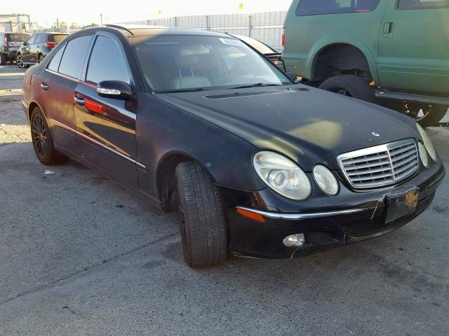 WDBUF65J83A316151 - 2003 MERCEDES-BENZ E 320 BLACK photo 1