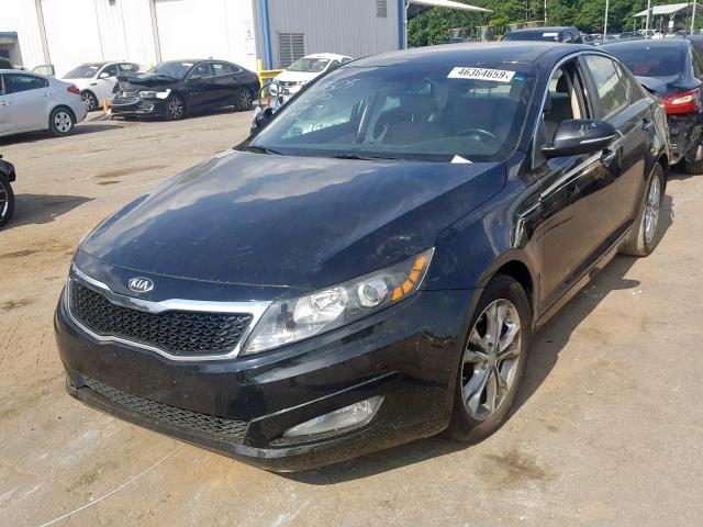 5XXGN4A71DG226605 - 2013 KIA OPTIMA EX BLACK photo 2