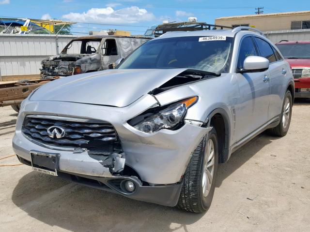 JN8AS1MU5BM110754 - 2011 INFINITI FX35 SILVER photo 2