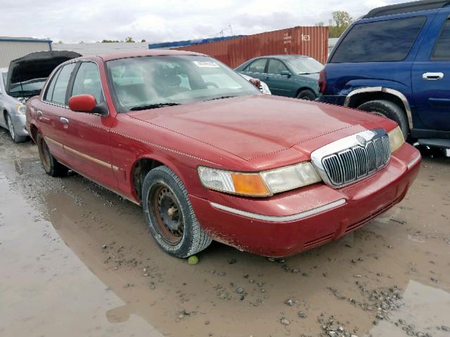 2MEFM74W9XX675278 - 1999 MERCURY GRAND MARQ RED photo 1