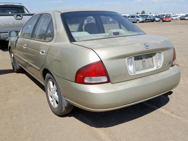 3N1AB51A23L730649 - 2003 NISSAN SENTRA SE- GOLD photo 3