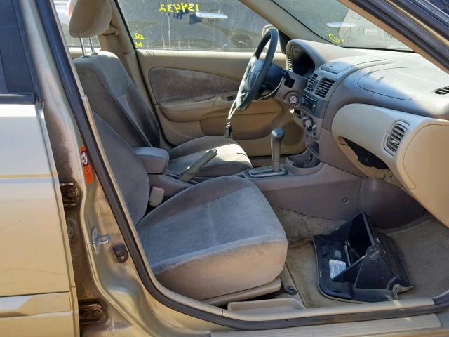 3N1AB51A23L730649 - 2003 NISSAN SENTRA SE- GOLD photo 5