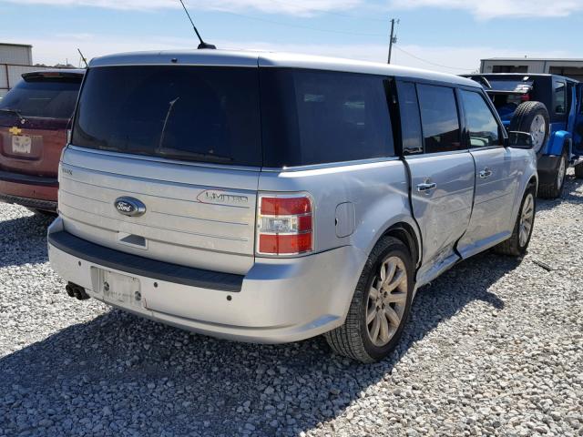 2FMGK5DC9BBD08680 - 2011 FORD FLEX LIMIT SILVER photo 4