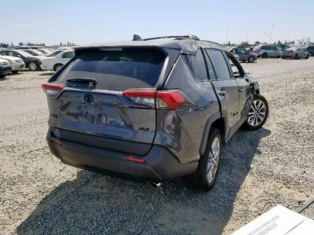 2T3C1RFV1KW025747 - 2019 TOYOTA RAV4 XLE P BLACK photo 4