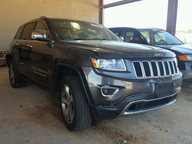 1C4RJFBG3EC352142 - 2014 JEEP GRAND CHER GRAY photo 1