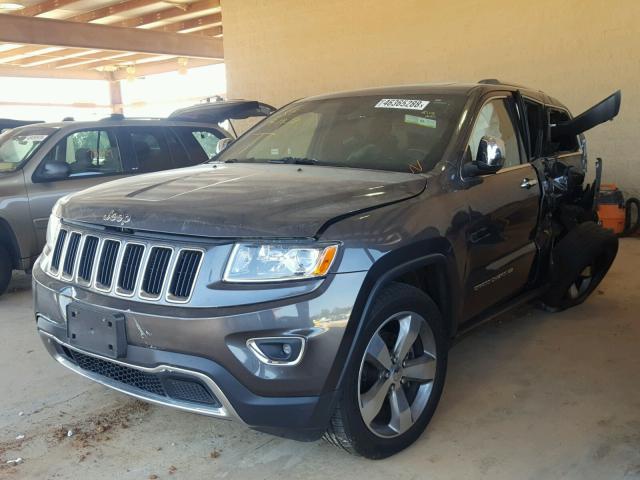 1C4RJFBG3EC352142 - 2014 JEEP GRAND CHER GRAY photo 2