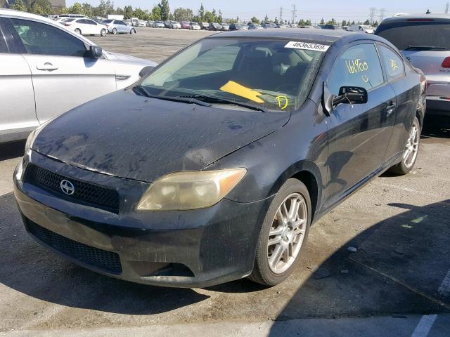 JTKDE177470204508 - 2007 TOYOTA SCION TC შავი ფოტო 2